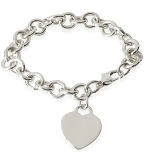 Tiffany classic heart chain bracelet